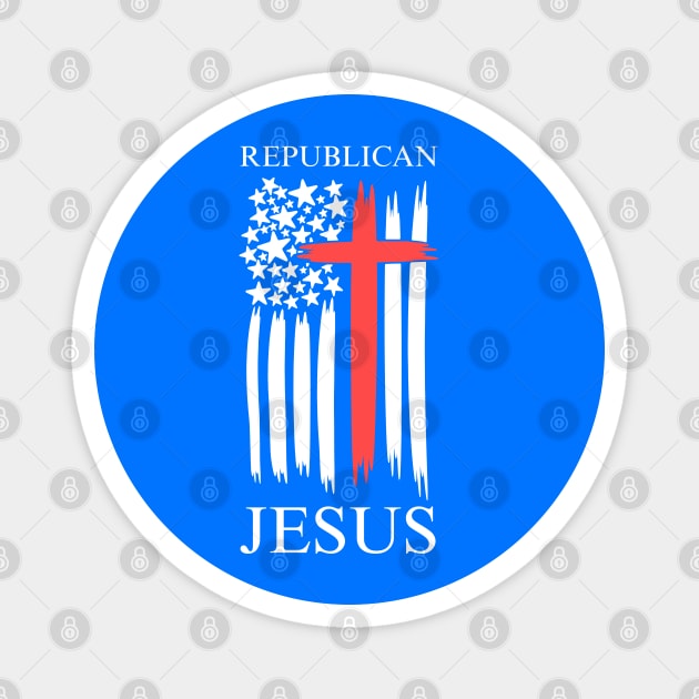 Republican-Jesus Magnet by Creatifly Graphic Tees